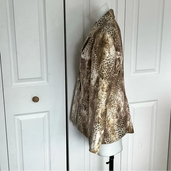 Joseph Ribhoff Snake Print Jacket Size 14 - Picture 8 of 15